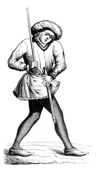 Grote Zwitserse provoost maarschalk, 15e eeuw, 1849