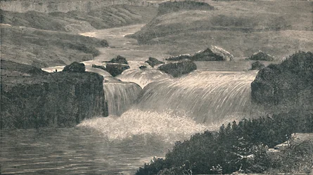 Grote Watervallen van de Yellowstone Rivier, 1873, 1883