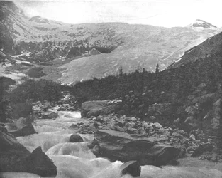 Grote Gletsjer, Selkirk Mountains, Canada, c1900