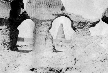 Grote Moskee van Samarra, Irak, 1918