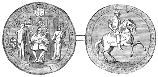 Grote Zegel van George II, midden 18e eeuw, 19e eeuw