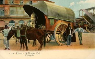 Habana - Een koopmanskar, Carromato, circa 1910