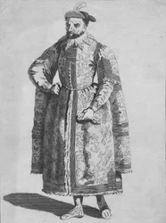 Kleding van een Koopman uit Londen in 1640, 1776