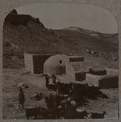 Halfweg herberg op de reis naar Jericho, ca. 1900