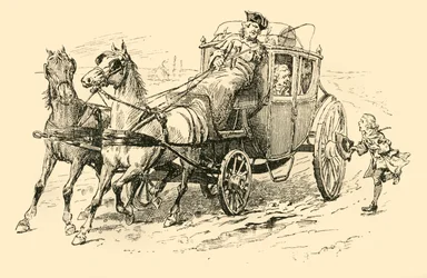 Hij riep de koetsier om te stoppen, 1907