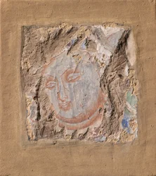 Hoofd van een Boeddha, ca. 6e-7e eeuw