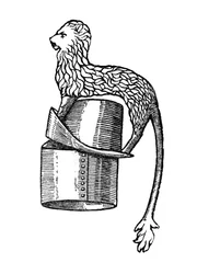 Helm en helmteken van Eduard, de Zwarte Prins, in de kathedraal van Canterbury, 1924