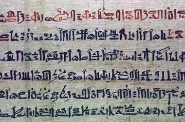 Hiëratisch Egyptisch schrift uit het Dodenboek