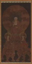 Historische Boeddha Shakyamuni met de bodhisattva
