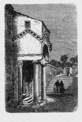 Geschiedenis van het Oude Rome. Basiliek van San Clemente is een rooms-katholieke minor basiliek gewijd aan paus Clemens I, gelegen in Rome, Italië.