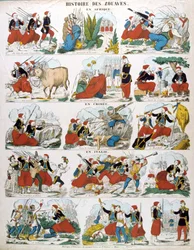 Geschiedenis van de Zouaven in Afrika, op de Krim en in Italië, 19e eeuw