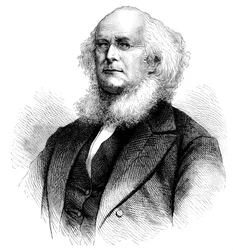 Horace Greeley, Amerikaanse krantenredacteur, politicus en hervormer, ca. 1880