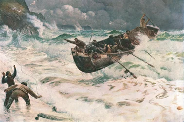 Hoe de boot thuiskwam 1886, ca. 1902