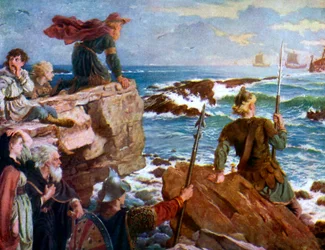 Hoe de Denen duizend jaar geleden het Kanaal opkwamen, 1925