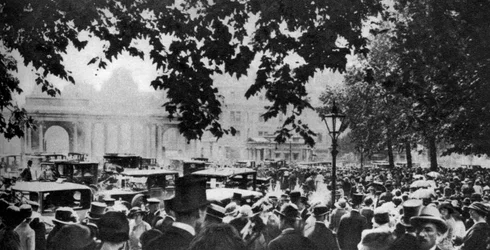 Hyde Park op een mooie Ascot zondag, Londen, 1926-1927