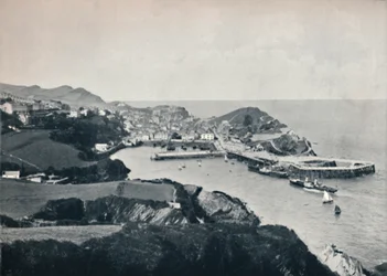 Ilfracombe - Typisch uitzicht, met ruige kust, 1895