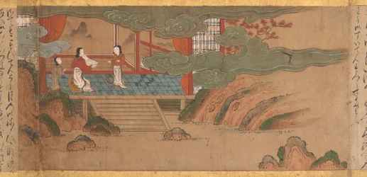 Geïllustreerde legendes van de oorsprong van de Kumano-heiligdommen...laat 16e-begin 17e eeuw