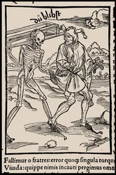 Illustratie bij het boek Narrenschip van Sebastian Brant, 1497