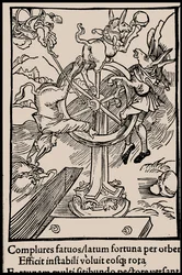 Illustratie voor het boek Ship of Fools door Sebastian Brant