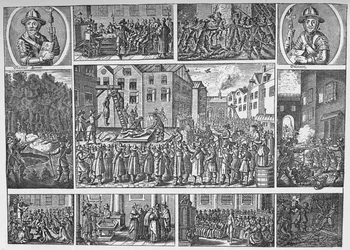 Voorvallen tijdens Venners opstand en de terechtstelling van de rebellenleiders, 1661 1903