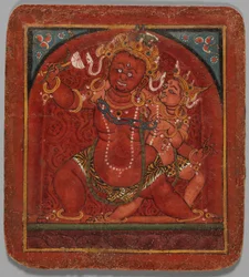 Inwijdingskaart Tsakalis: Hayagriva, vroege 15e eeuw