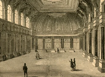 Interieur van Drapers Hall, 1897
