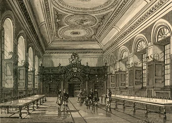 Interieur van Stationers Hall, 1876