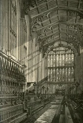 Interieur van de Kapel, 1875, 1911