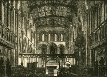 Interieur van het koor