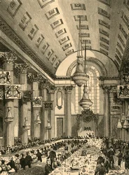 Interieur van de Egyptische Hal, 1897