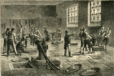 Interieur van de Munt, ca. 1872