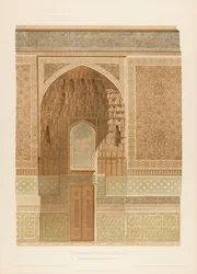 Interieur van de Gur-e Amir in Samarkand. Uit Les mosquées de Samarcande, 1905