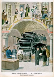 Uitvindingen, de drukkerij, 1901