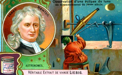 Isaac Newton, Engelse wiskundige, astronoom en natuurkundige, ca. 1900