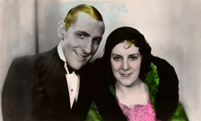 Jack Hulbert 1892-1978 en zijn vrouw Cicely Courtneidge 1893-1980, Engelse acteurs, 20e eeuw
