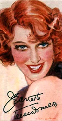 Jeanette MacDonald, 1903-1965, zangeres en actrice, 20e eeuw