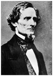 Jefferson Davis, president van de Geconfedereerde Staten van Amerika, ca. 1855-1865 1955