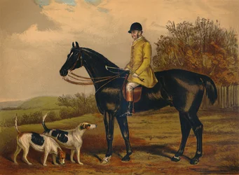 Jem. Morgan - Jager van de Berkeley Hunt, ca. 1879