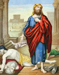 Jeremia, profeet uit het Oude Testament, c1860