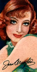 Joan Crawford, 1905-1977, Academy Award winnende Amerikaanse actrice, 20e eeuw