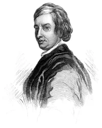 John Dryden, 17e-eeuwse Engelse dichter, literair criticus en toneelschrijver, ca. 1850