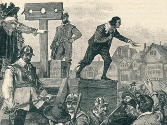 John Lilburne op de schandpaal in Westminster