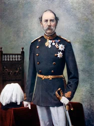 Koning Christiaan IX van Denemarken, eind 19e-begin 20e eeuw