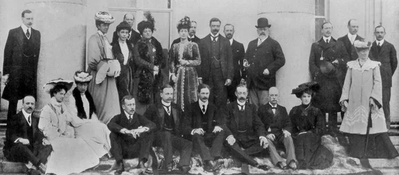 Koning Edward VII op een koninklijk bezoek aan Ierland, 1902-1905, 1910