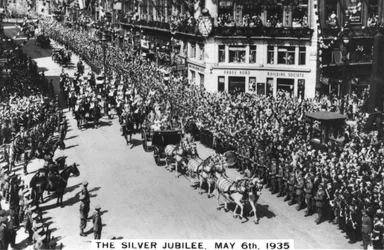 Zilveren jubileum van koning George V, Londen, 6 mei 1935