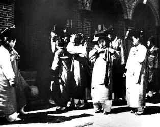 Koreaanse meisjes, 1900