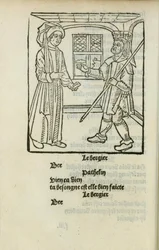 La Farce de meester Pathelin, ca. 1490
