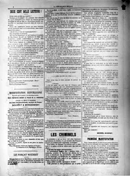La Republique Sociale krant van 13 oktober 1881