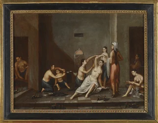 Dames in de Hammam, 1741