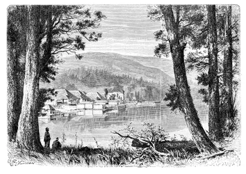 Meer Hakone, ca. 1890